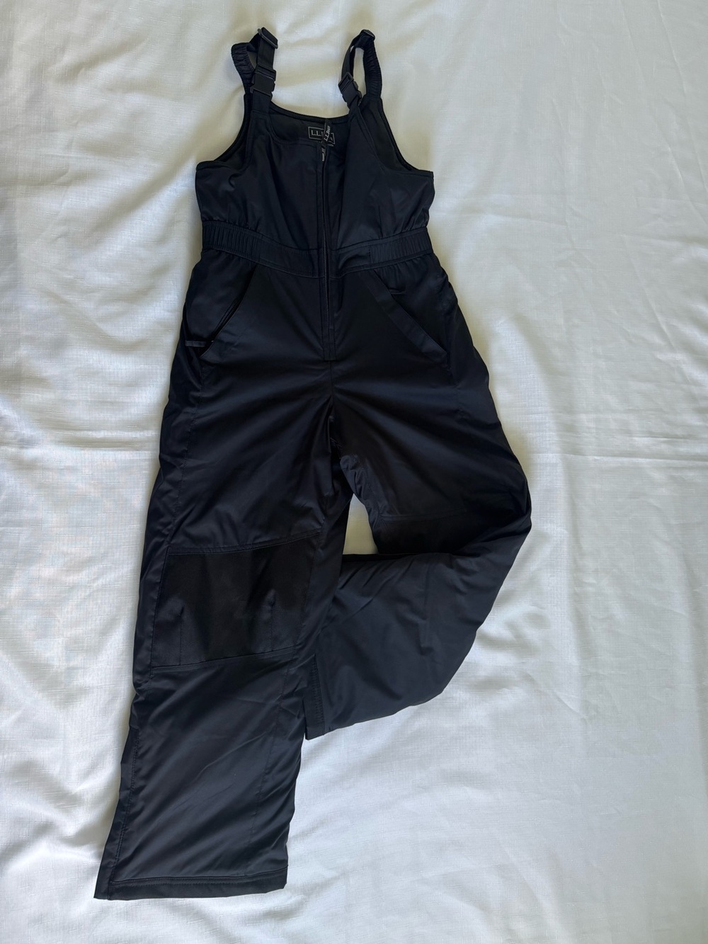 LL Bean Kids Snow Bib - Black - Size 10